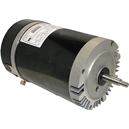The Pool Supply Shop 3HP C Face Threaded Shaft Horizontal Pool Pump Northstar Motor Black