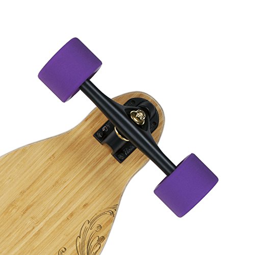 Loaded Boards Vanguard Bamboo Longboard Skateboard Complete Orangatang Durian 75mm/83a