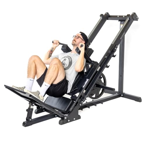 Bells of Steel Leg Press Hack Squat Machine Black