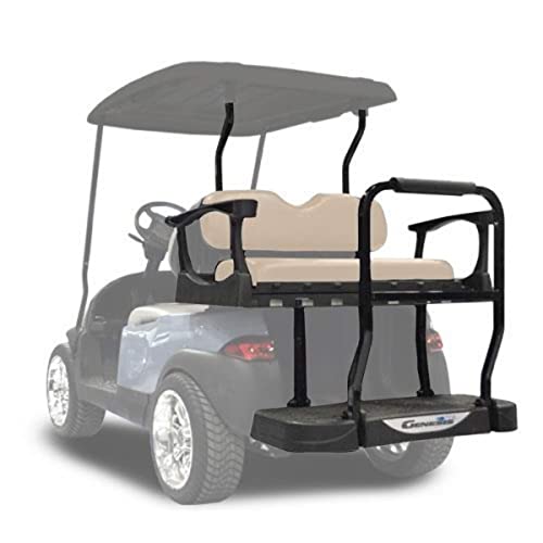 MADJAX Genesis 300 Rear Seat Kit for Club Car Precedent / Onward / Tempo Golf Cart (Standard Cushions, Buff (Beige))
