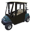 DOORWORKS GOLF CART ENCLOSURES Yamaha Drive & Drive 2 G29 Golf Cart Cover Jet Black Sunbrella