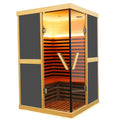 Daleyzay Double V-Shaped Far-Infrared Sauna Room Natural