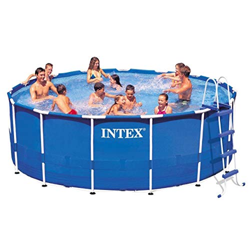 Intex 15ft X 48in Metal Frame Pool Set Blue