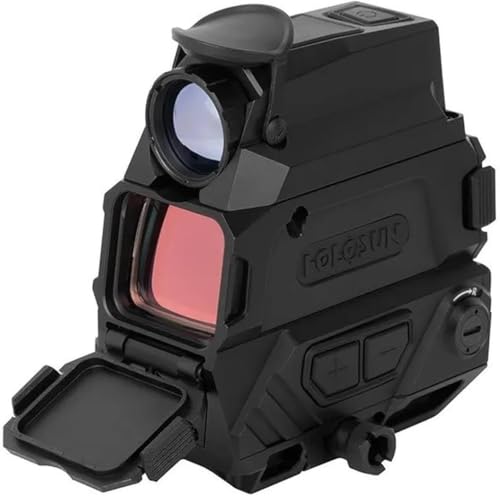 HOLOSUN DRS-TH Digital Thermal Reflex Sight with 8X Zoom, Multi-Reticle & Video Recording Black
