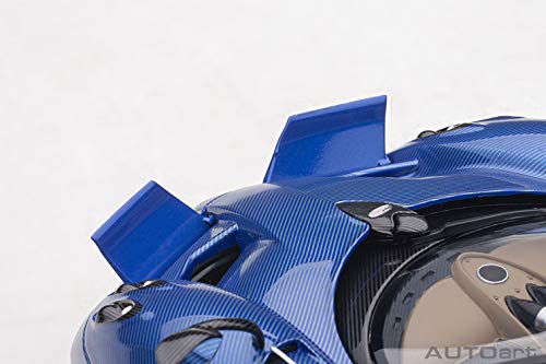 AUTOart Pagani Huayra Roadster Blu Tricolore Carbon Fiber 1:18 Blue