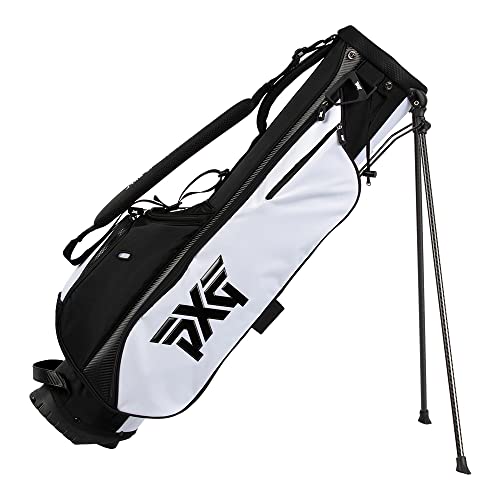 PXG Sunday Golf Carry Bag with Stand Black/White