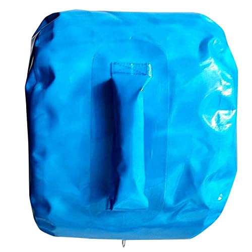 Moose Supply Inflatable Bounce House Anchoring Trio - 5 Gallon Waterbags & Steel Hook Stakes Blue, Steel