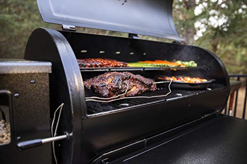 PIT BOSS PB1150G Wood Pellet Grill with Cover and Folding Front Shelf, 1150 sq. inch Black