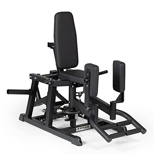 Titan Fitness Plate-Loaded Hip Abductor and Adductor Exercise Machine 250 LB
