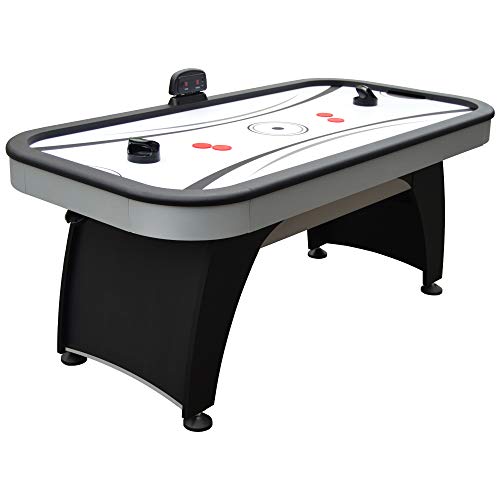 Hathaway Silverstreak Air Hockey Game Table Black