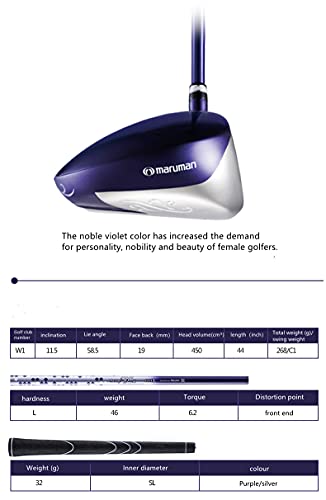AOCOCO Ladies Beginner Golf Clubs Full Carbon Set