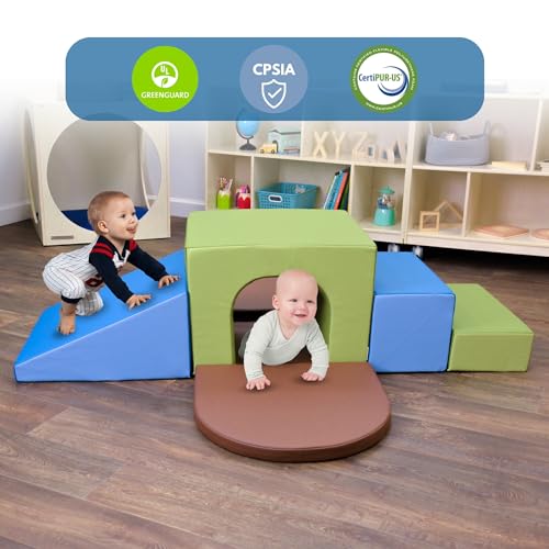 Children's Factory Cozy Woodland Climb-Up Tunnel Toddler Play Equipment