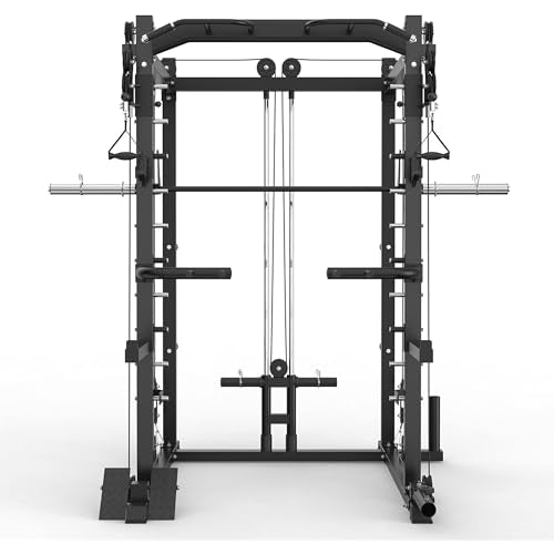 RitKeep Fitness PMAX-4550 Multi Functional Smith Machine Training System Black