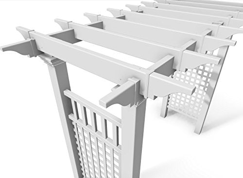 Vita Fairfield Grande Vinyl Arbor 111"x86" White