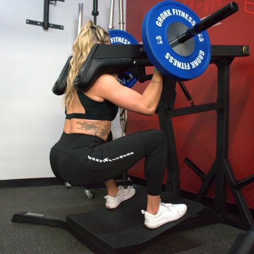 Gronk Fitness Leverage Squat and Calf Station 4-in-1 Leg Press Machine