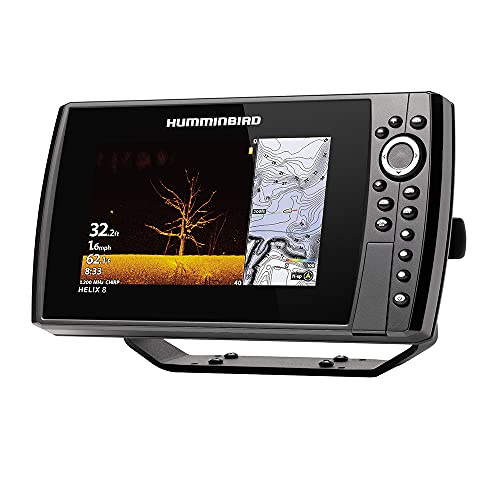 Humminbird Helix 8 Chirp MEGA DI GPS G4N Fish Finder Control Head Only Black