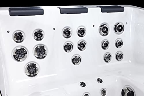 Comfort Hot Tubs 6 Person Luxury Outdoor Portable Spa 44 Jets