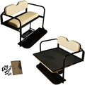 Performance Plus Carts Club Car Precedent Golf Cart Flip Folding Rear Seat Kit Buff