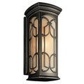 Kichler Franceasi 1-Light Outdoor Wall Mount Bronze