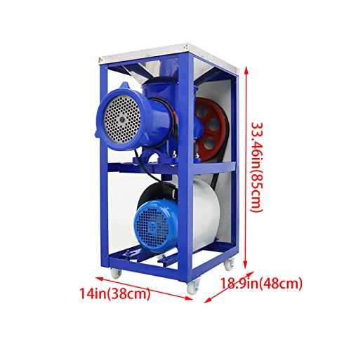 BREVELTION 220V Electric Meat Grinder 4KW 500-600KG/H Blue