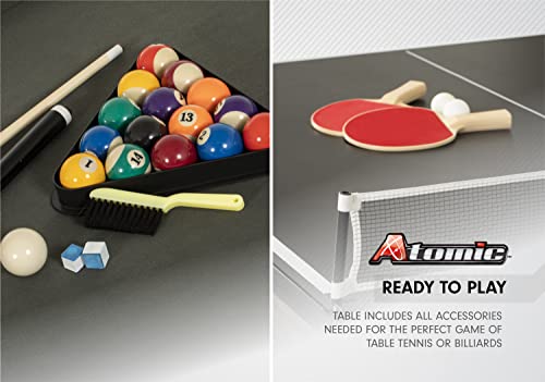Atomic Hampton 3-in-1 Combo Table Grey