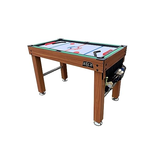 KICK Defender 48" 10-in-1 Multi-Game Table (Brown) by KICK