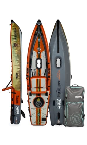 BOTE Lono Aero Inflatable Kayak Convertible Stand Up Paddle Board Bug Slinger Backwater