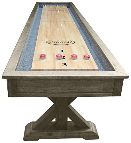 Playcraft Brazos River 16' Pro-Style Shuffleboard Table Weathered Gray