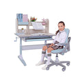 Skycity Ergonomic Student Writing Desk and Chair Set, Height Adjustable, Blue