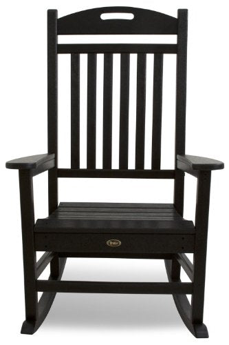 TREX Yacht Club 3-Piece Rocker Chair Set Charcoal Black