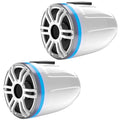 HERTZ HTX 8H S-FL-SW Marine Tower Horn Pair Silver-White