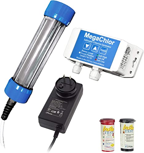 ControlOMatic MegaChlor Saltwater Chlorine Generator for Pools Up to 17,000 Gallons