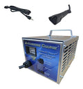 Revenge Golf Cart Parts & Accessories 48volt 17amp Golf Cart Battery Charger with EZ-Go RXV Connector Silver