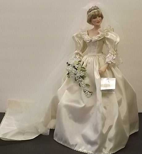Franklin Mint Heirloom Princess Diana of Wales Wedding Dress Figurine