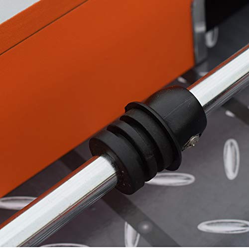 Hathaway Trailblazer 56-Inch Foosball Table with Electronic Scoring Black/Orange