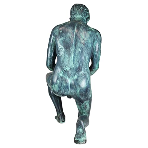 Design Toscano Man with Shell Statue Verdigris