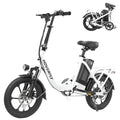 HOVERFLY 16" Folding Electric Bike 350W White
