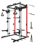 EonfitOmni Smith Machine Home Gym Equipment Red
