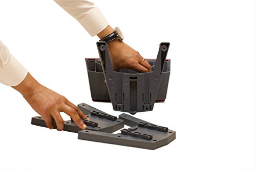 SalatBuddy Prayer Stool Gift Set Gray and Red