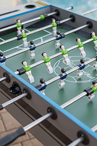 STAG Iconic Pacifica Outdoor Foosball Table Gray/Blue/Black