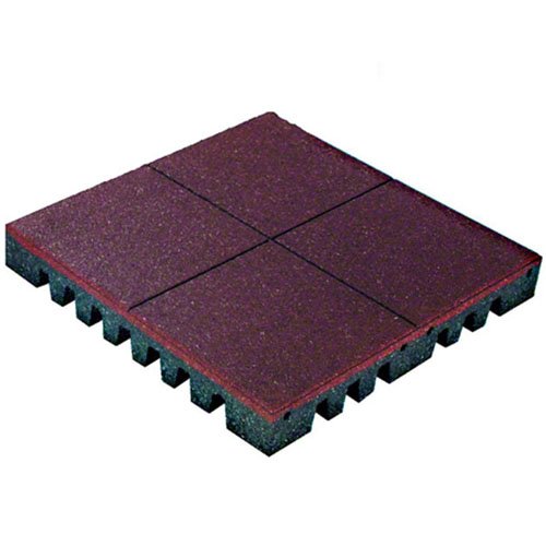 KIDWISE PlayFall Playground Safety Surfacing Terra Cotta Tiles 1.75" Thick