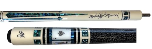 Meucci MECAS03-B Paua Casino Series Pool Cue White/Blue