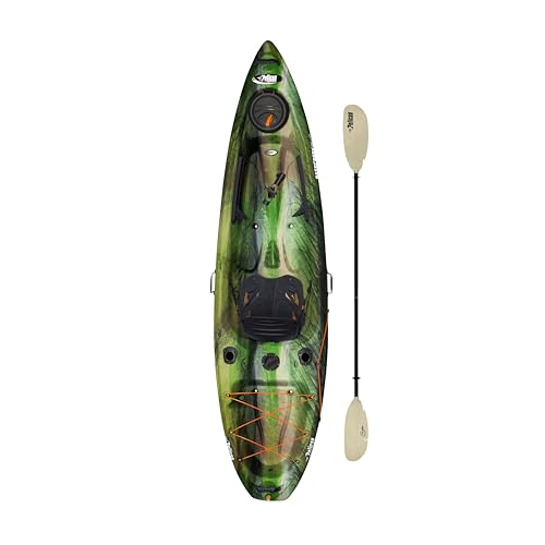 Pelican Basscreek 100XP Fishing Kayak Olive Camo