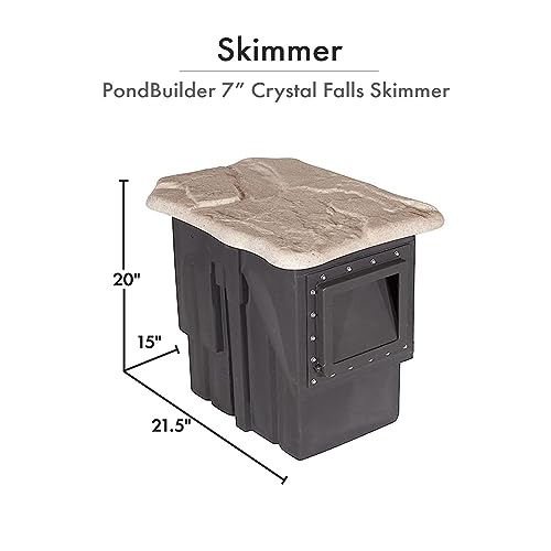 HALF OFF PONDS PondBuilder Crystal 4000 Complete Water Garden and Pond Kit with PVC Liner Black