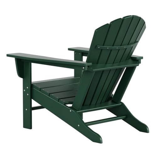 Afuera Living Portside Classic Outdoor Adirondack Chair Set of 4 Green