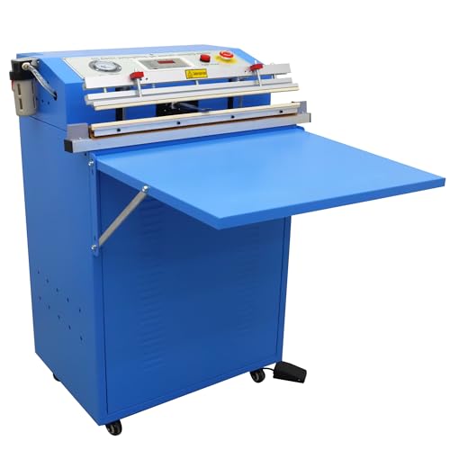 HQHAOTWU Commercial Vacuum Sealer Outside Pumping 23.6inch Blue