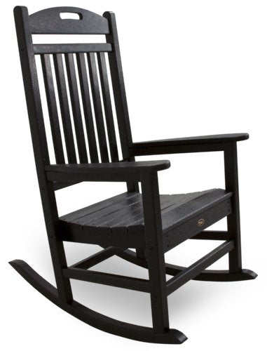 TREX Yacht Club 3-Piece Rocker Chair Set Charcoal Black