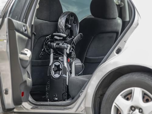 Bag Boy Slimfold 3 Wheel Golf Push Cart Silver/Black