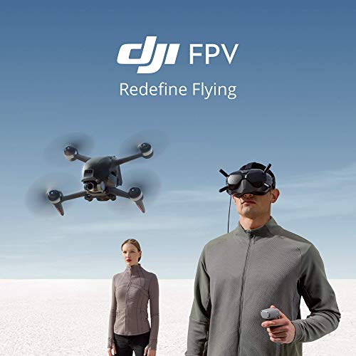 DJI FPV Drone Combo with Remote Controller and Goggles Black (Renewed)