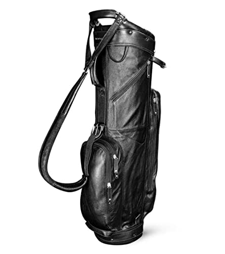 Sun Mountain 2020 Golf Leather Cart Bag Black